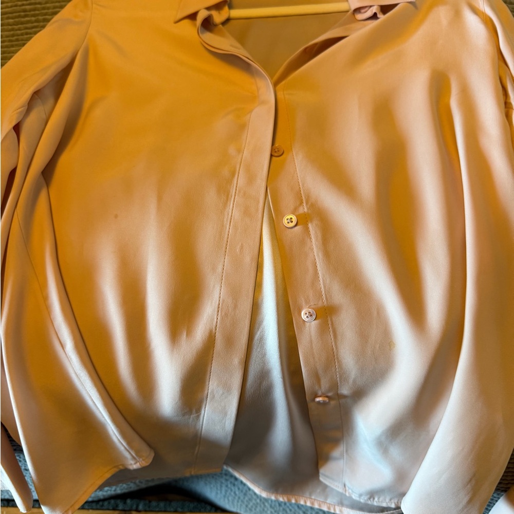 Ravel Blush Pink Silk Blouse